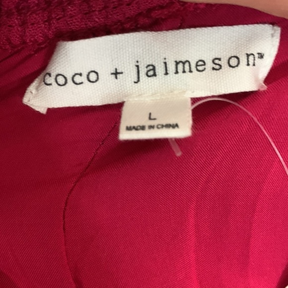 Coco + Jaimeson Fuchsia Pink Romper- NWT - Picture 11 of 15